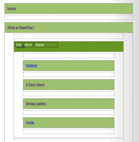 the new PagePlay sitemap
