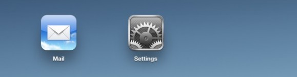 iPad settings icon