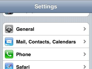Mail, Contacts, Calendars
