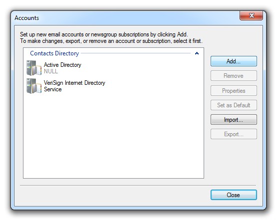 how to add contacts to windows live mail