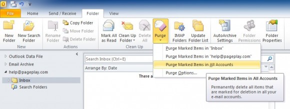 Purge emails