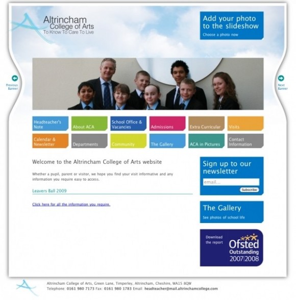 Altrincham College screenshot