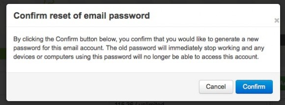 New password confirmation