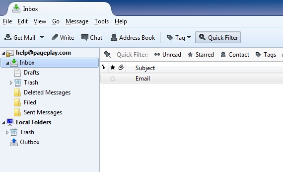 how to forward emails from mozilla thunderbird